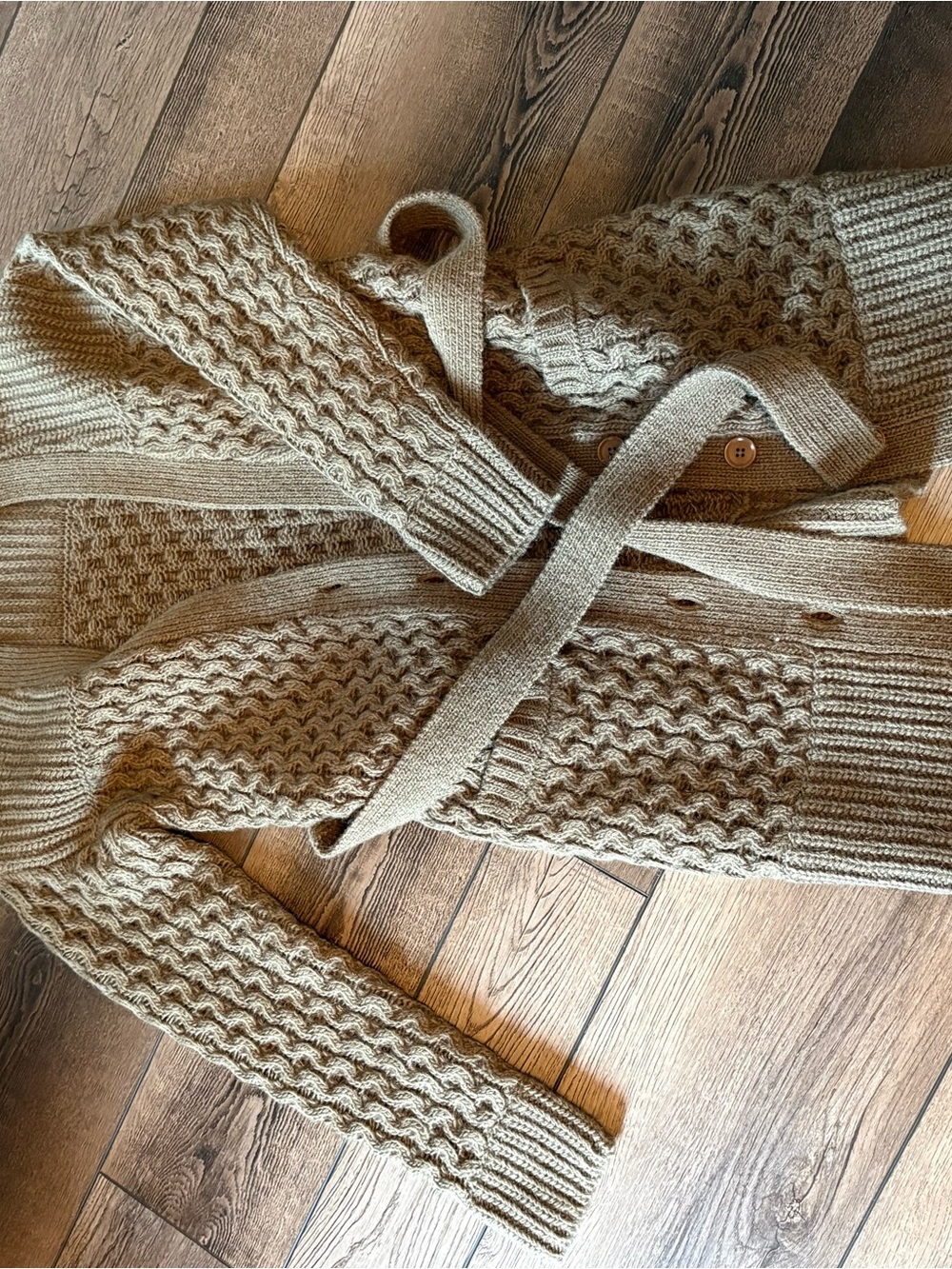 Banana Republic Women’s Cable-Knit Belted Cardigan
